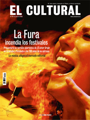 Portada de la revista 'El Cultural' con Marina Heredia